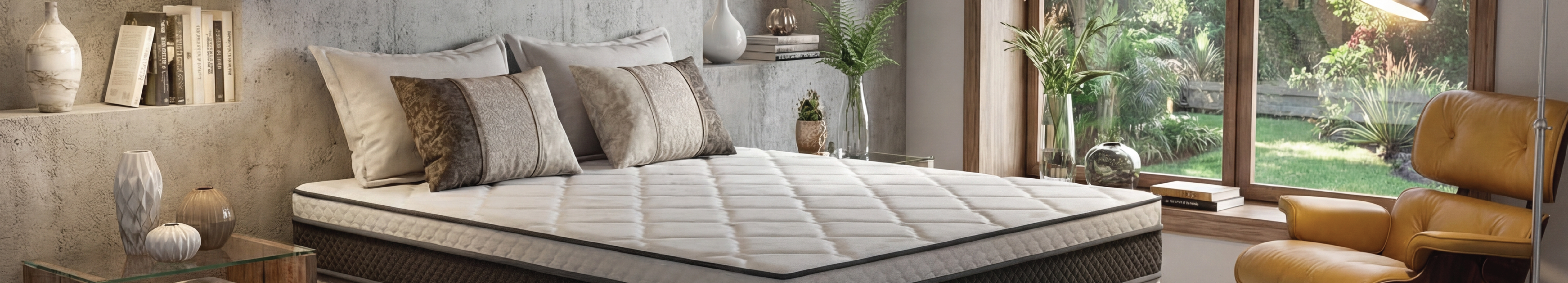 CAMA ESCRITORIO ESCALERA Y ESTANTES JATOBA