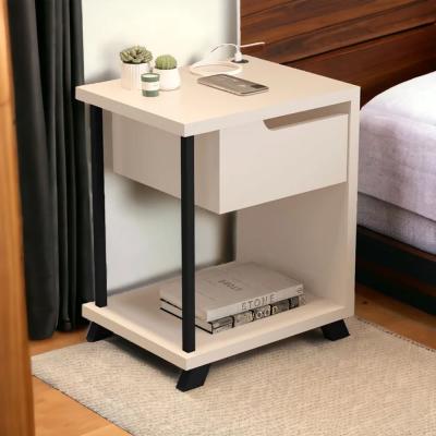 (27544)MESA DE LUZ LUXO JB1010 OFF WHITE
