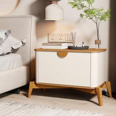 (32000)MESA DE LUZ BURITI 1 PTA. OFF WHITE/NATURE