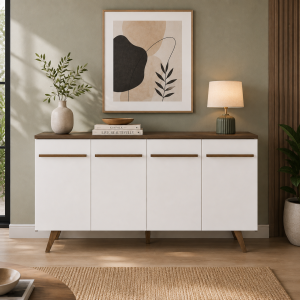 APARADOR RUSTICO BLANCO 1600*894*385