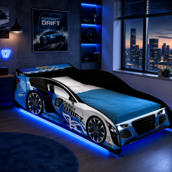 CAMA 1 PLAZA AUTO DRIFT AZUL