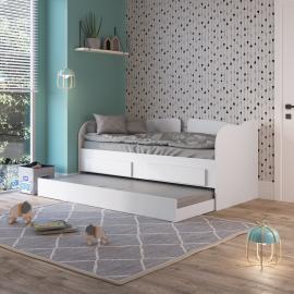 CAMA MARINERA 2 CAJONES BLANCA