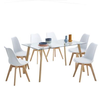 (230813)COMEDOR ACNES 6 SILLAS (M-DT-195, S.OC-