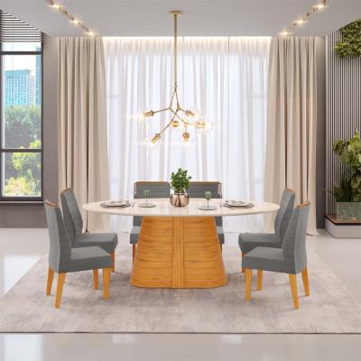 COMEDOR ORGANICO RYZE 6 SILLAS 20632.9622MESA 36187.254254