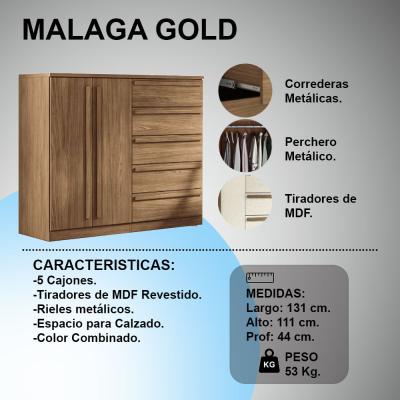 COMODA MALAGA  GOLD 2.5 JATOBA/JATOBA(1-B)