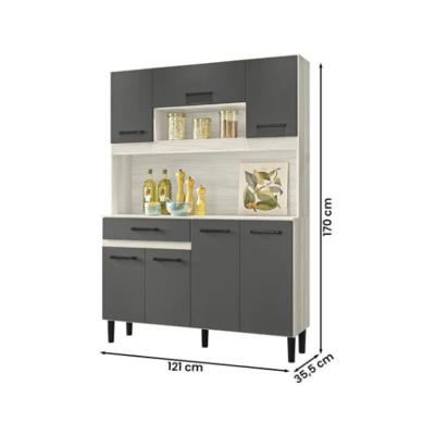 KIT COCINA MAGAZINE 120 PTA. CIEGA  BL/CHUMBO