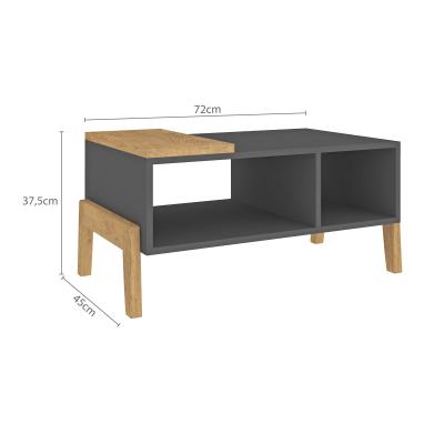 MESA DE LIVING PATAS MADERA LINEA RETRO