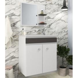 MUEBLE DE BAÑO PALERMO 55 S/PATAS BL/OXXI (3 BULT)
