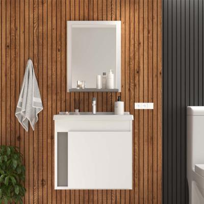 MUEBLE DE BAÑO SMART 45 1PTA. S/PATAS BL/CIMENTO