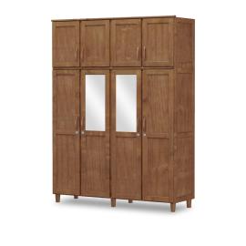 ROPERO GRECIA MADERA 8 PUERTAS IMBUIA (2-B)