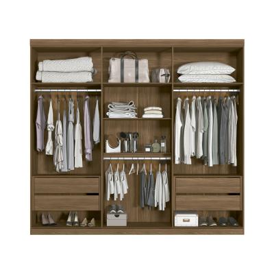 (162343E)ROPERO BURITI 6 PTAS.  JATOBA/ARENA (3-B)
