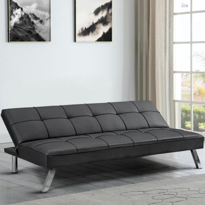 (L1757)SOFA CAMA NEGRO PU